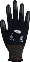 Asatex Handschoen | maat 10 zwart | polyamide m. Soft-polyurethaan | polyamide m. Soft-polyurethaan | 12 paar - 3709/10 - 3709/10 - thumbnail