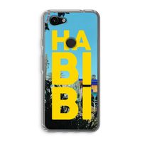 Habibi Majorelle : Google Pixel 3a Transparant Hoesje