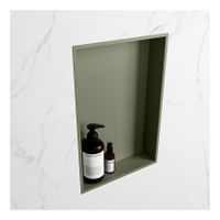 Wandnis Solid Surface Easy | In- en opbouw | 30x45x8 cm | 1 vak | Army Wandnis Solid Surface Easy | In- en opbouw | 30x45x8 cm | 1 vak | Army