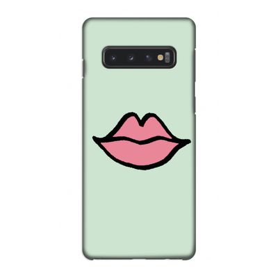 Kusje: Samsung Galaxy S10 4G Volledig Geprint Hoesje