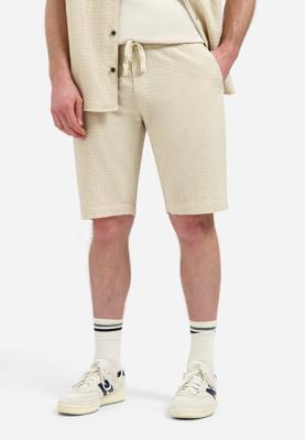 No- Excess Short Chino Jacquard Uni 318190322 Korte Broeken 045 Desert
