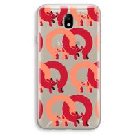 Dogs: Samsung Galaxy J7 (2017) Transparant Hoesje