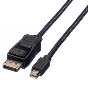 VALUE 11.99.5638 DisplayPort kabel 1,5 m Mini DisplayPort Zwart