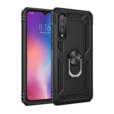 Sergeant Armor schokbestendige TPU + PC beschermende Case voor de Xiaomi Mi 9 met 360 graden rotatie houder (zwart)