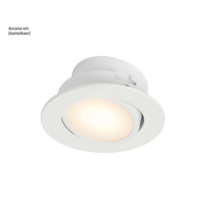 Inbouwspot Häsler Ancona Incl. Fase Aansnijding Dimbaar 8 cm 4 Watt Warm Wit RVS Set 9x