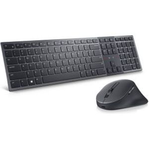 Dell KM900 Qwerty US RF & BT Desktopset - Grijs