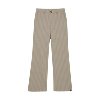 Indian Blue Jeans Winter broek meisjes - zand - wide leg/krijtstreep
