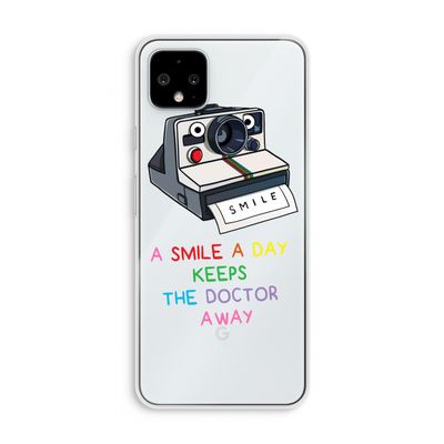Smile: Pixel 4 XL Transparant Hoesje