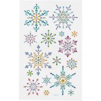 Creativ Company Diamond stickers, ijskristallen, vel 10x16 cm, 1 vel