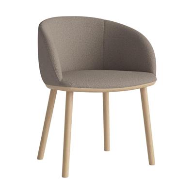 Bolia Join eetkamerstoel Adria Dark Beige wit gepigmenteerd geolied eiken