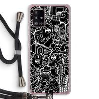 Vexx Black City : Samsung Galaxy A51 5G Transparant Hoesje met koord
