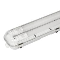 LED TL armatuur 120cm dubbel - T8 (G13) - 36 Watt 3960 lumen (110lm/W) - 3000K warm wit (830) - Koppelbaar - Flikkervrij - IP65 - thumbnail