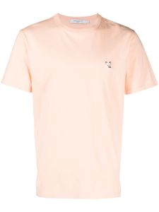 Maison Kitsuné t-shirt à patch logo poitrine - Orange