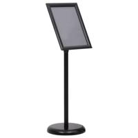 VidaXL Posterstandaard a4 aluminiumlegering zwart