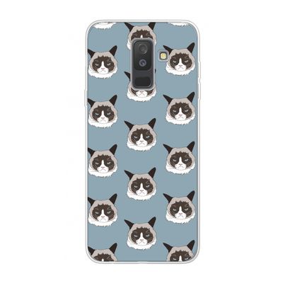 It's a Purrr Case: Samsung Galaxy A6 Plus (2018) Transparant Hoesje