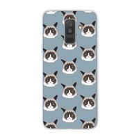 It's a Purrr Case: Samsung Galaxy A6 Plus (2018) Transparant Hoesje