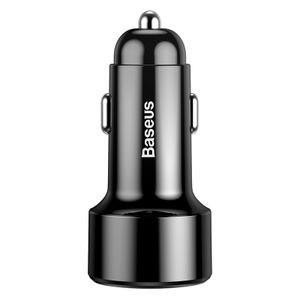 Baseus CCMLC20C-01 oplader voor mobiele apparatuur Universeel Zwart Sigarettenaansteker Snel opladen Auto