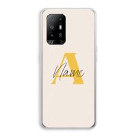 Amber Script: Oppo A95 5G Transparant Hoesje