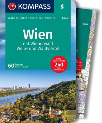 Wandelgids 5635 Kompass Wanderführer Wien mit Wienerwald | Kompass