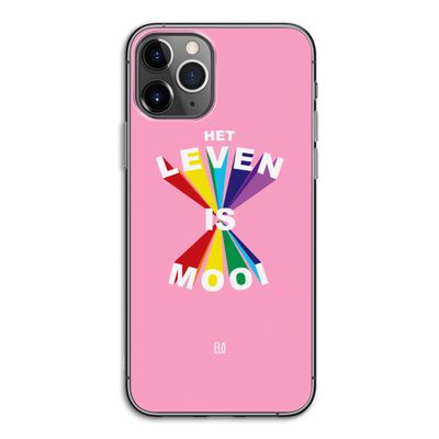 Het Leven Is Mooi: iPhone 11 Pro Transparant Hoesje