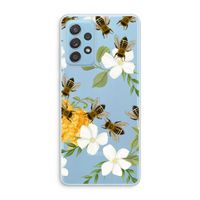 No flowers without bees: Samsung Galaxy A73 Transparant Hoesje