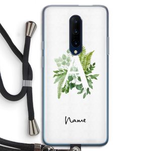 Green Brush: OnePlus 7 Pro Transparant Hoesje met koord