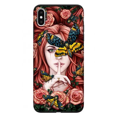 Lady Moth: iPhone XS Max Tough Case