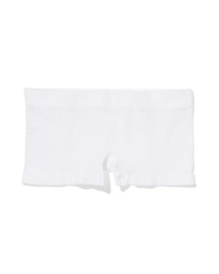 HEMA Damesboxer Naadloos Rib Wit (wit)