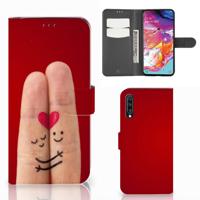 Samsung Galaxy A70 | Wallet Case | met Pasjes | Liefde - Origineel Romantisch Cadeau