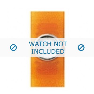 Armani horlogeband AR-1007 Rubber Oranje 25mm