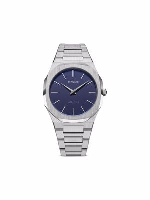 D1 Milano montre Ultra Thin 38 mm - Bleu