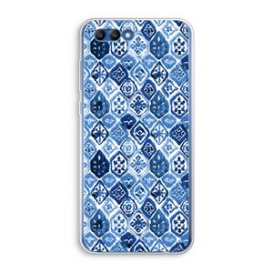 Blauw motief: Honor 10 Transparant Hoesje