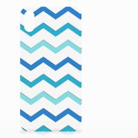 Apple iPhone Xs Max | TPU bumper | Zigzag Blauw