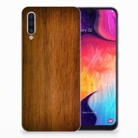 Samsung Galaxy A50 | Bumper Hoesje | Donker Hout Samsung Galaxy A50 | Bumper Hoesje | Donker Hout