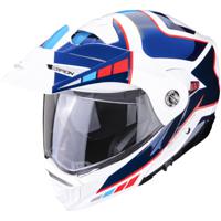 SCORPION ADX-2 Camino, Systeemhelm, Parel Wit-Blauw-Rood