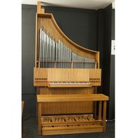 Streichert Koororgel blank eiken  000001-4215