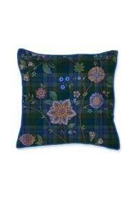 Pip Studio Vierkant Sierkussen Flores Felices Donkerblauw