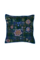 Pip Studio Vierkant Sierkussen Flores Felices Donkerblauw