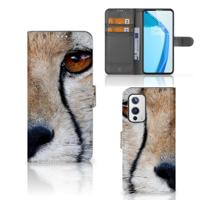 OnePlus 9 | Telefoonhoesje | Met pasjeshouder | Cheetah