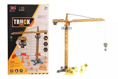 Jonotoys Truck mini torenkraan schaal 1/55 circa 42cm hoog