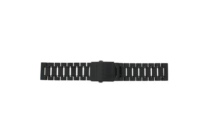 Horlogeband Diesel DZ1371 Staal Zwart 24mm