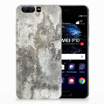Huawei P10 | TPU | Siliconen hoesje | Beton Print