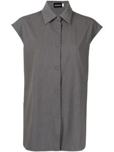 GOODIOUS chemise à design sans manches - Gris