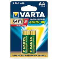Varta 2x AA 2500mAh R2U Oplaadbare Batterijen - thumbnail
