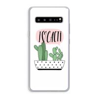 I love cacti: Samsung Galaxy S10 5G Transparant Hoesje