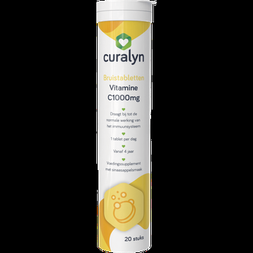 Curalyn Vitamine C 1000MG Bruistabletten 20 Stuks bij Jumbo