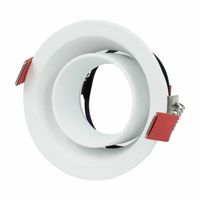 Inbouwspot wit rond verstelbaar in alle richtingen rond Ø90mm 148-565