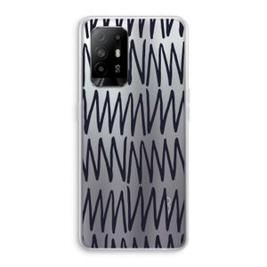 Marrakech Zigzag: Oppo A95 5G Transparant Hoesje