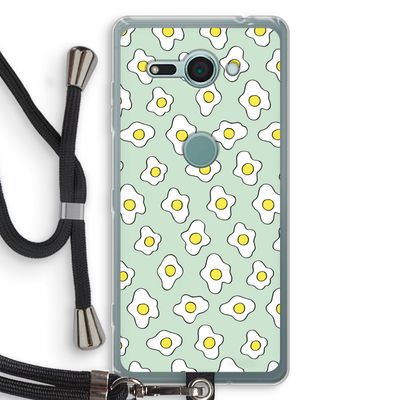 Spiegeleitjes: Sony Xperia XZ2 Compact Transparant Hoesje met koord