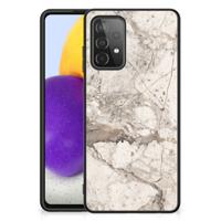 Samsung Galaxy A72 (5G/4G) Marmeren Print Telefoonhoesje Marmer Beige